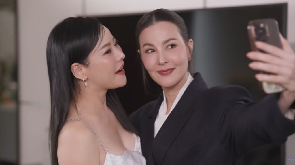 Emotional still from The Two of Us highlighting mature sapphic love in GL Dramas by Guy and Lita P.