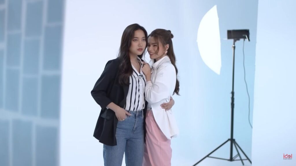 GL actress duo in promotional photo illustrating the marketing-driven nature of GL Fandom Drama.