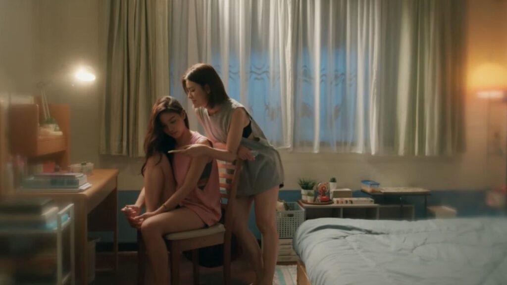 Calm and tender moment from Us, perfect for Taurus’ love of steady and deep connections in a GL Watchlist.