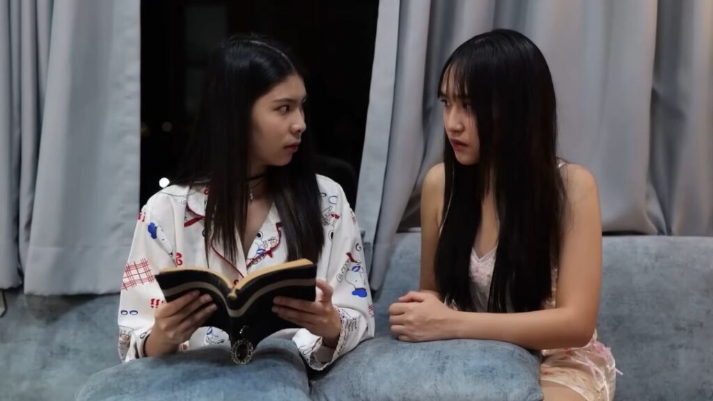 Suspenseful and intimate moment from Taste of Her, a lesser-known GL drama.