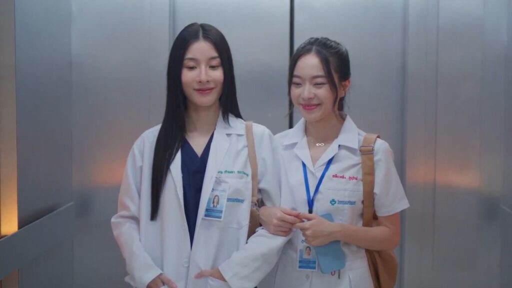 Calm connection in Reverse with Me, a Healthy GL series showing mutual care amid chaos.