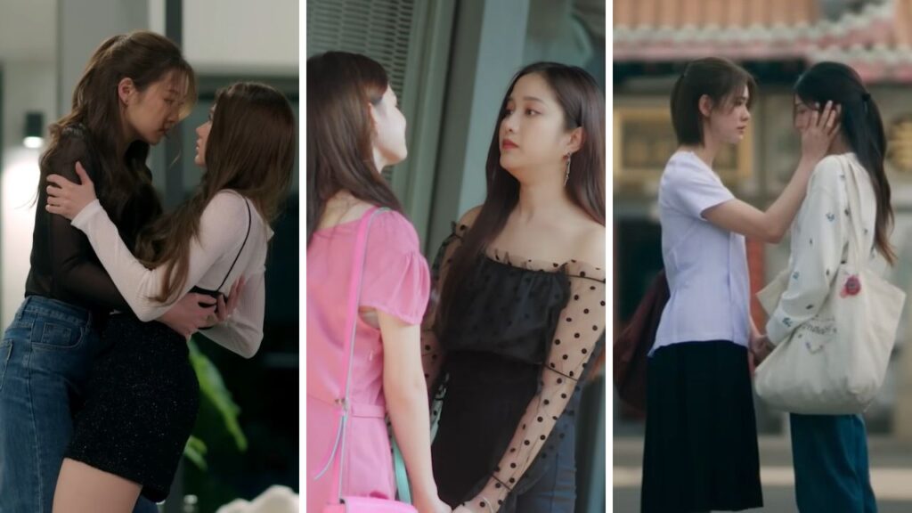 Collage of Thai GL series from Ch3Plus, Idolfactory and GMMTV representing three major creators shaping the Girls’ Love genre with bold and authentic storytelling.