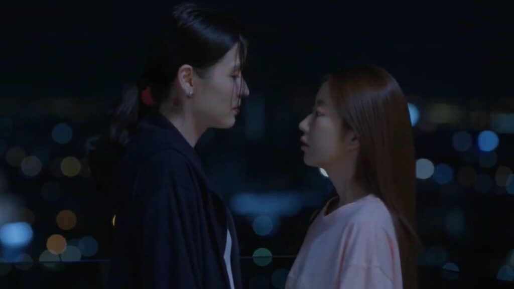 Thai GL Multiverse scene where Jattawa and P’Four confront time and fate in Reverse 4 You.