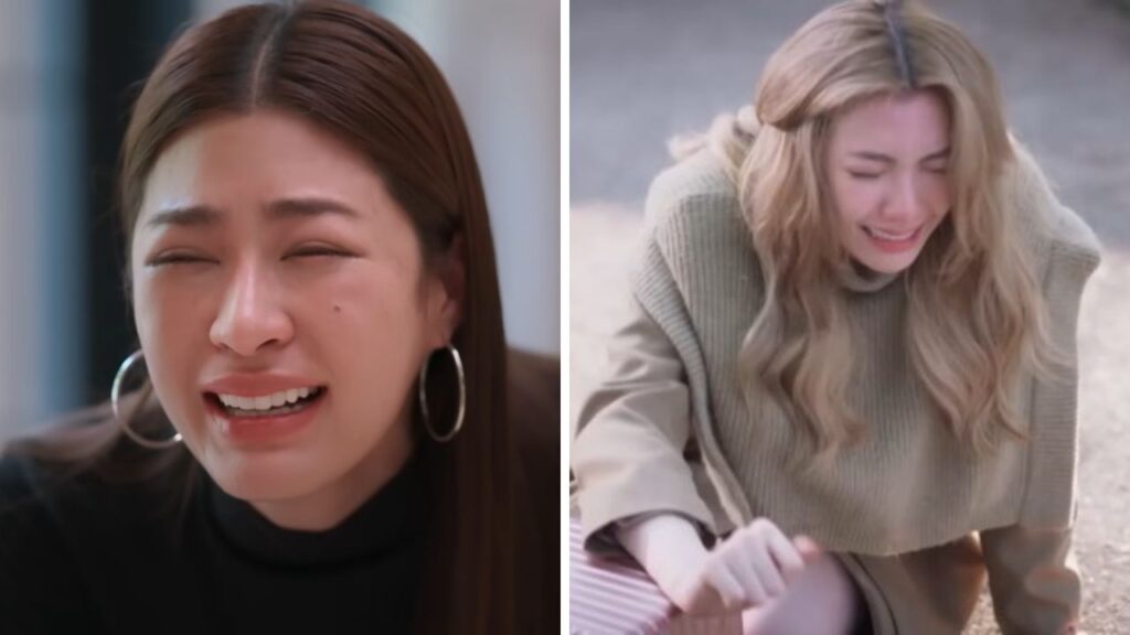 Intense emotional scene from The Secret of Us, a Thai GL series packed with drama and heartbreak.