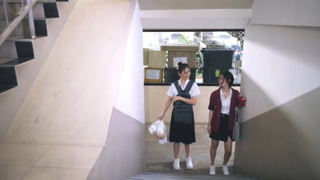 Manaow and Gyoza in Love Senior, an underrated GL series full of chemistry and depth.